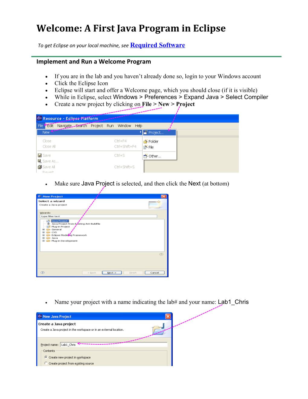 Lab #1: Write, Run, Print s2