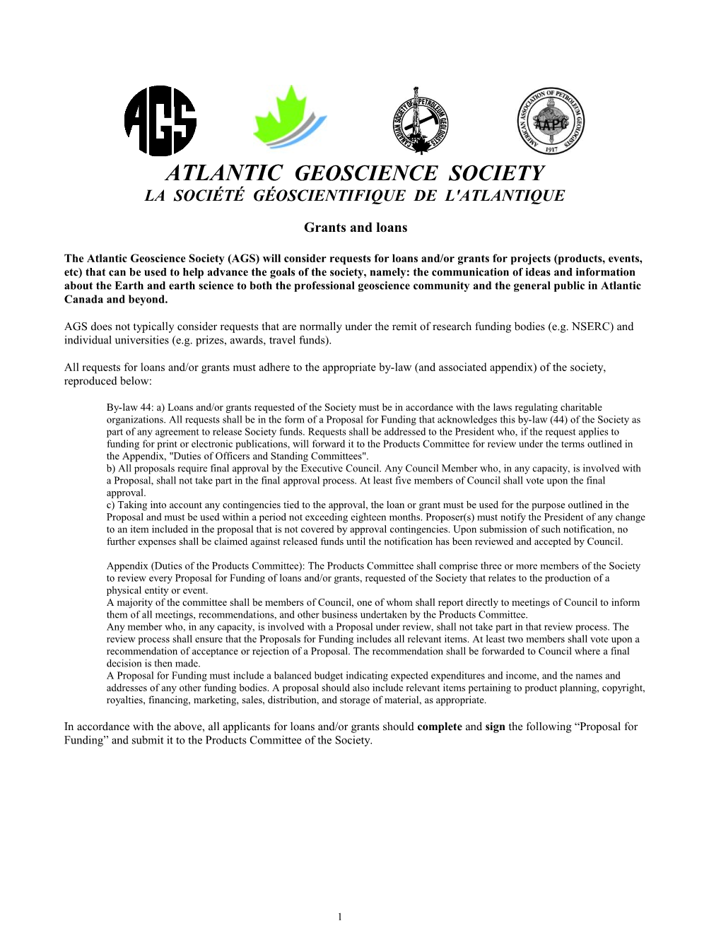 Atlantic Geoscience Society