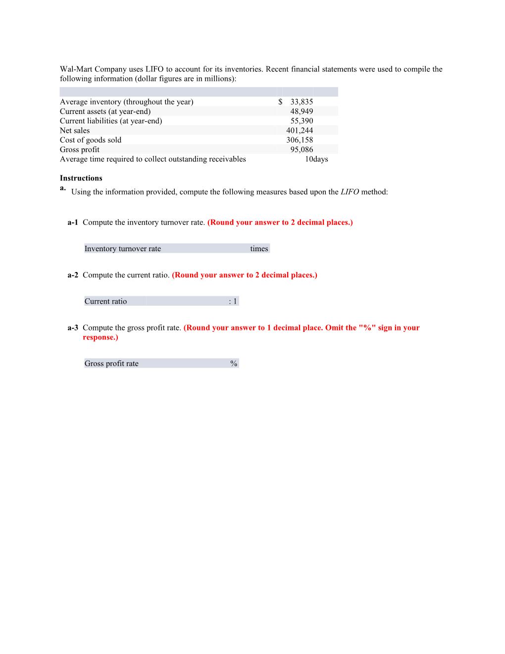 Problem 8.2A Alternative Cost Flow Assumptions in a Perpetual System L.O. 1