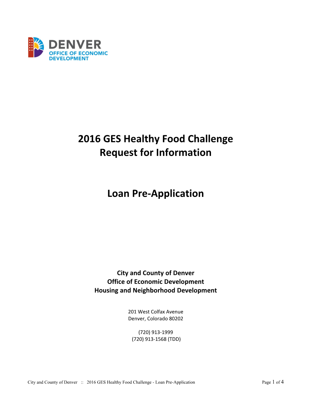 2010 Housing Funding Application