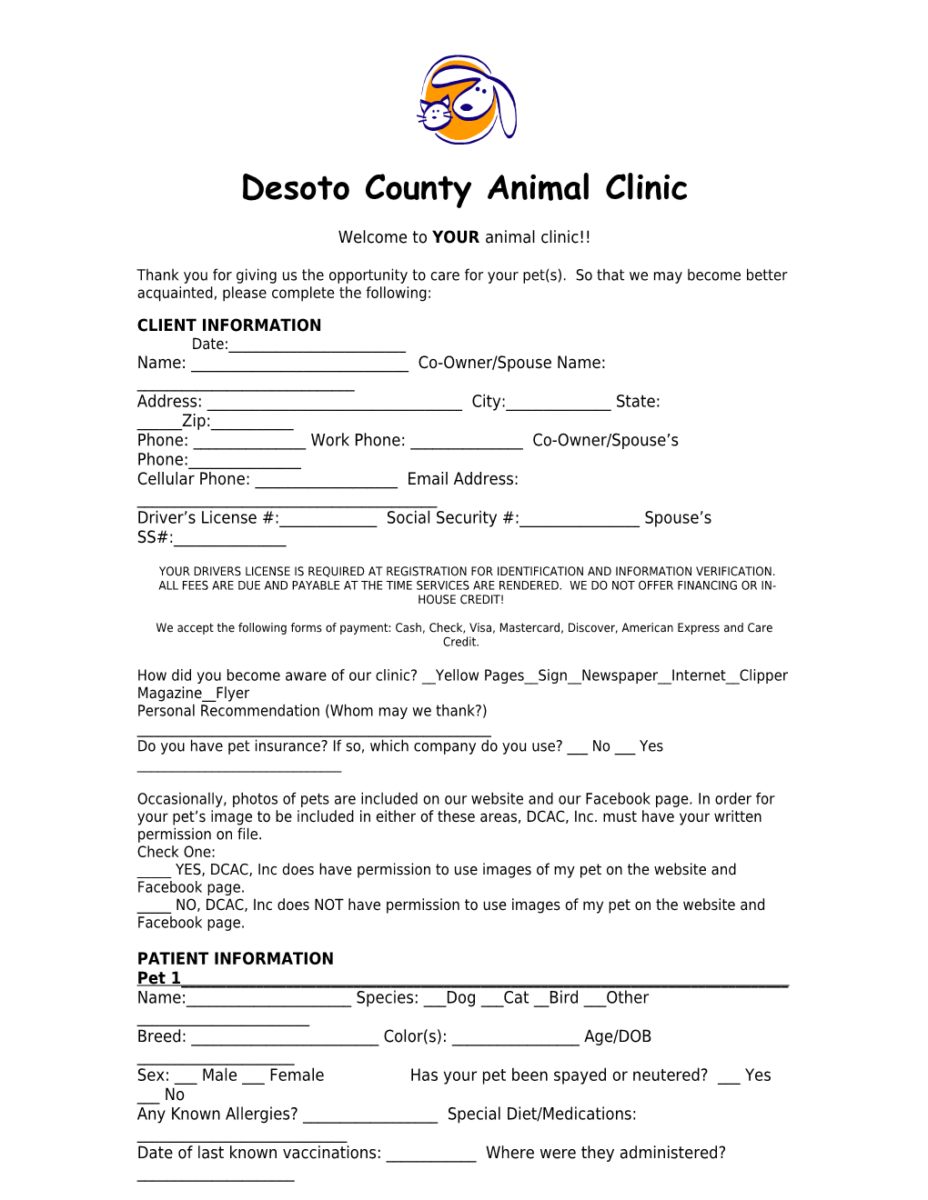 Desoto County Animal Clinic