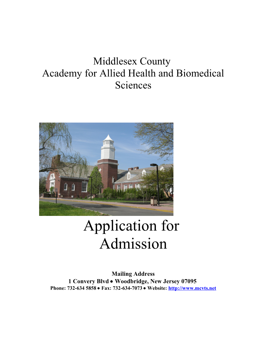 Academy for Allied Health and Biomedical Sciences