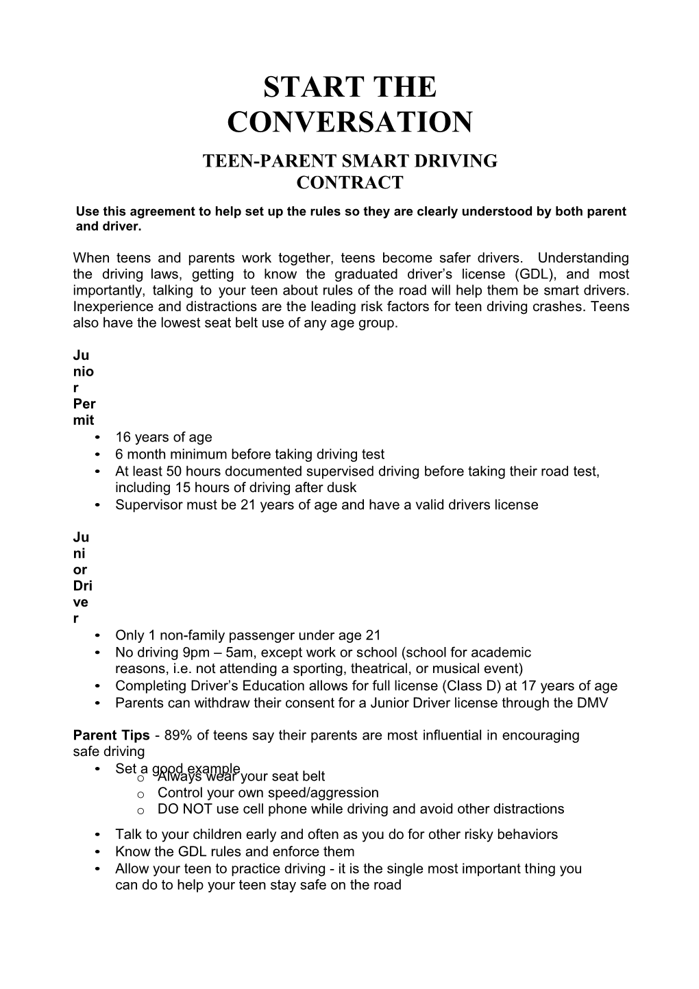 Help Your Teen Become a Smart Driver