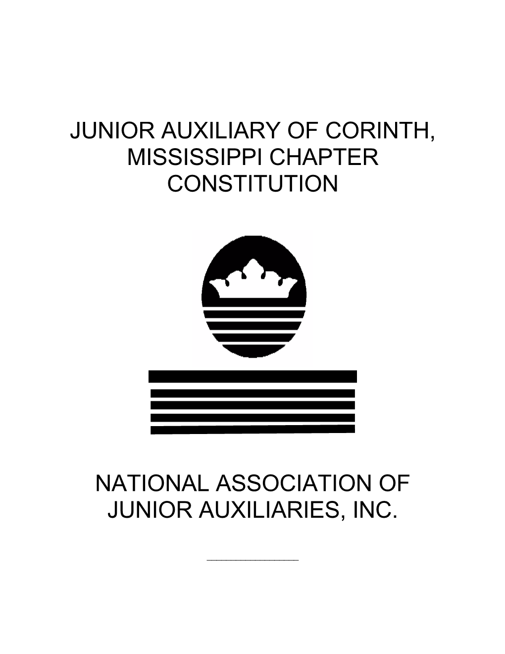 Junior Auxiliary of Corinth, Mississippi Chapter