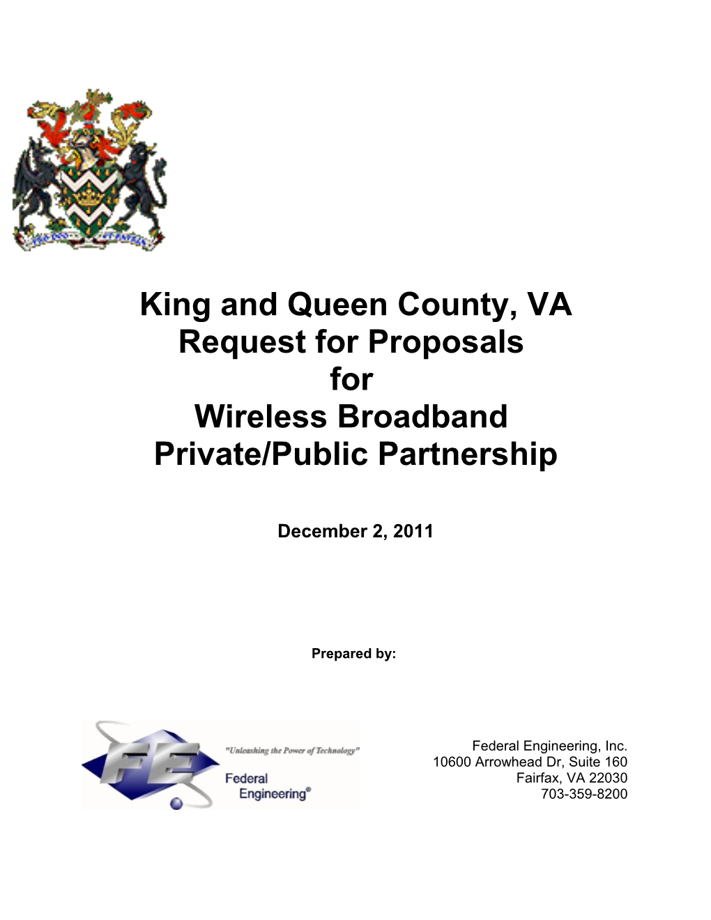 Public/Private Partnership King and Queen County, Virginia