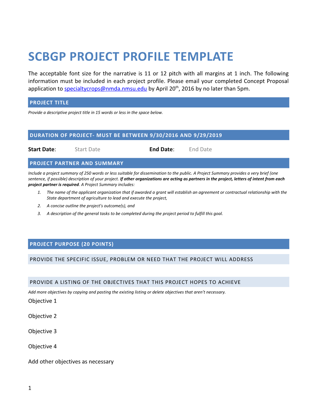 SCBGP Project Profile Template s1