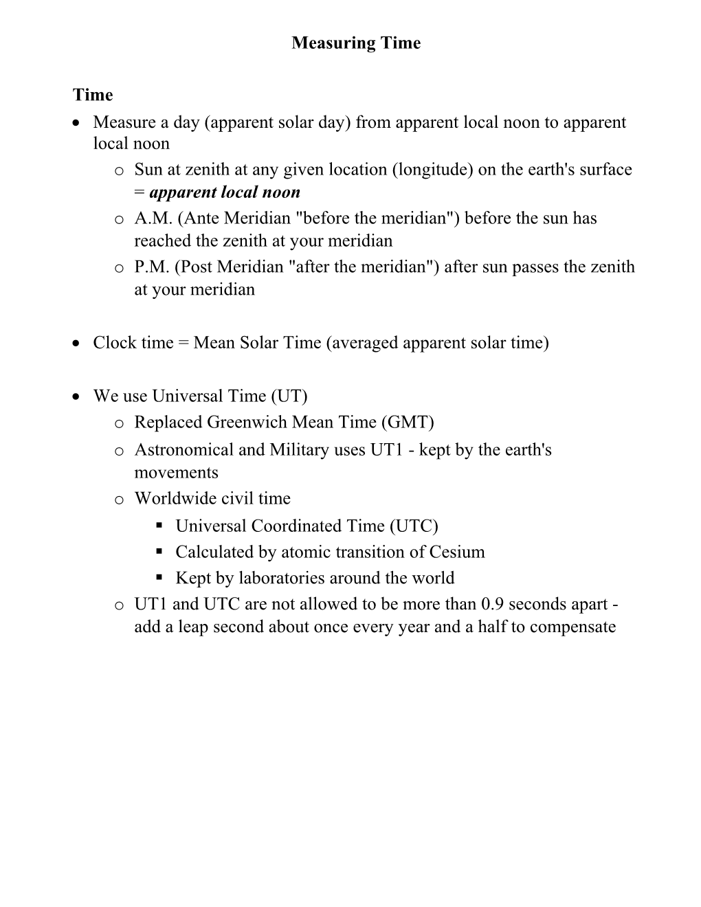 The History of Time Zones