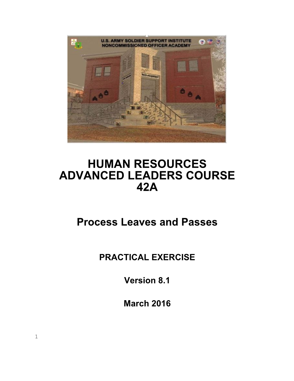 ALC Process Leaves and Passes Practical Exercise