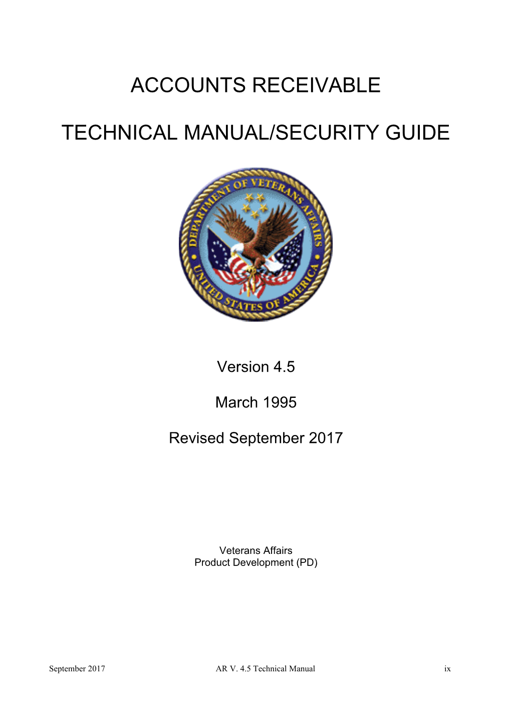 Accounts Receivable Technical Manual s1