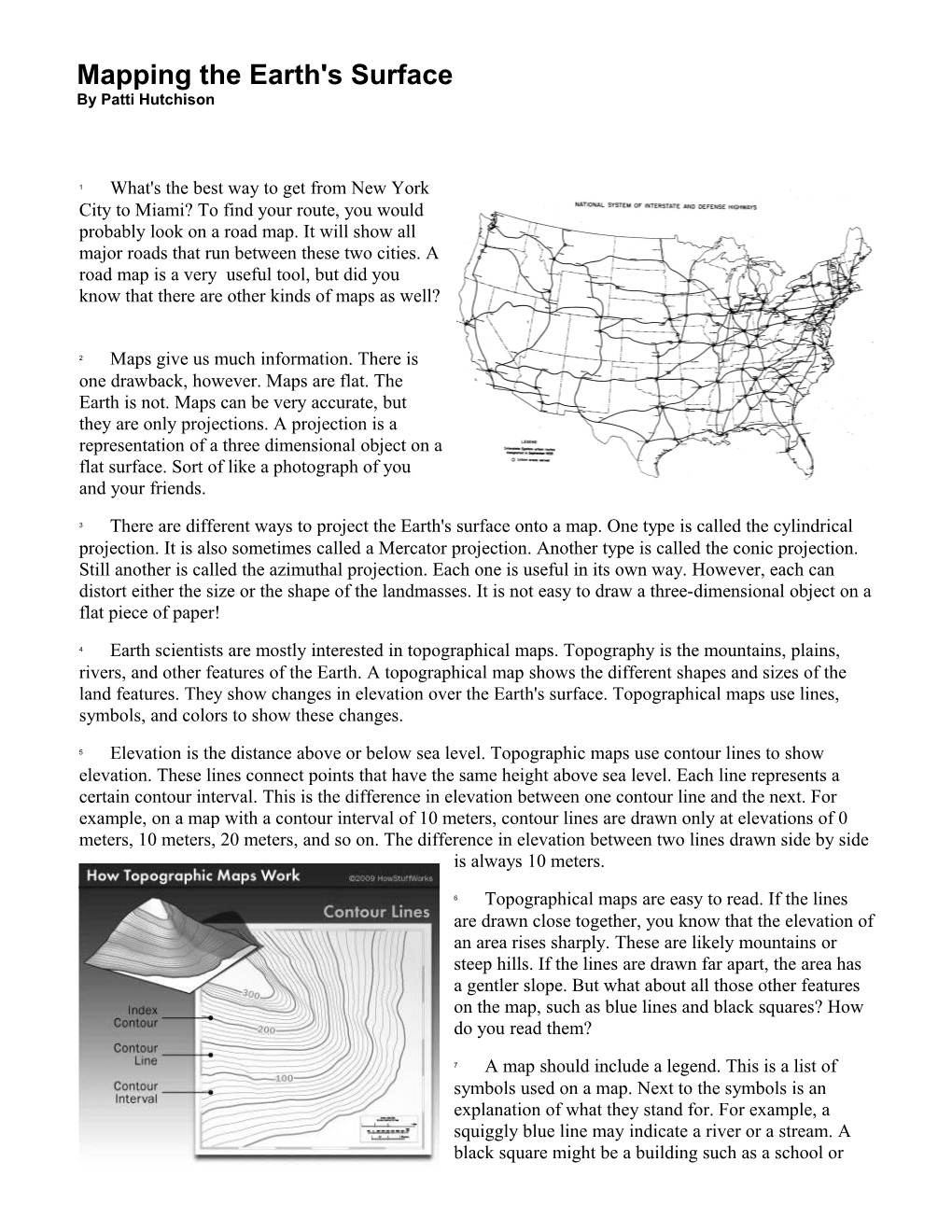 Mapping the Earth's Surface