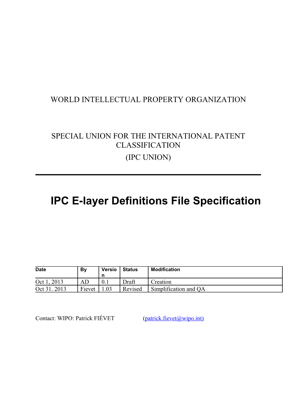 IPC E-Layer Definitions File Specification