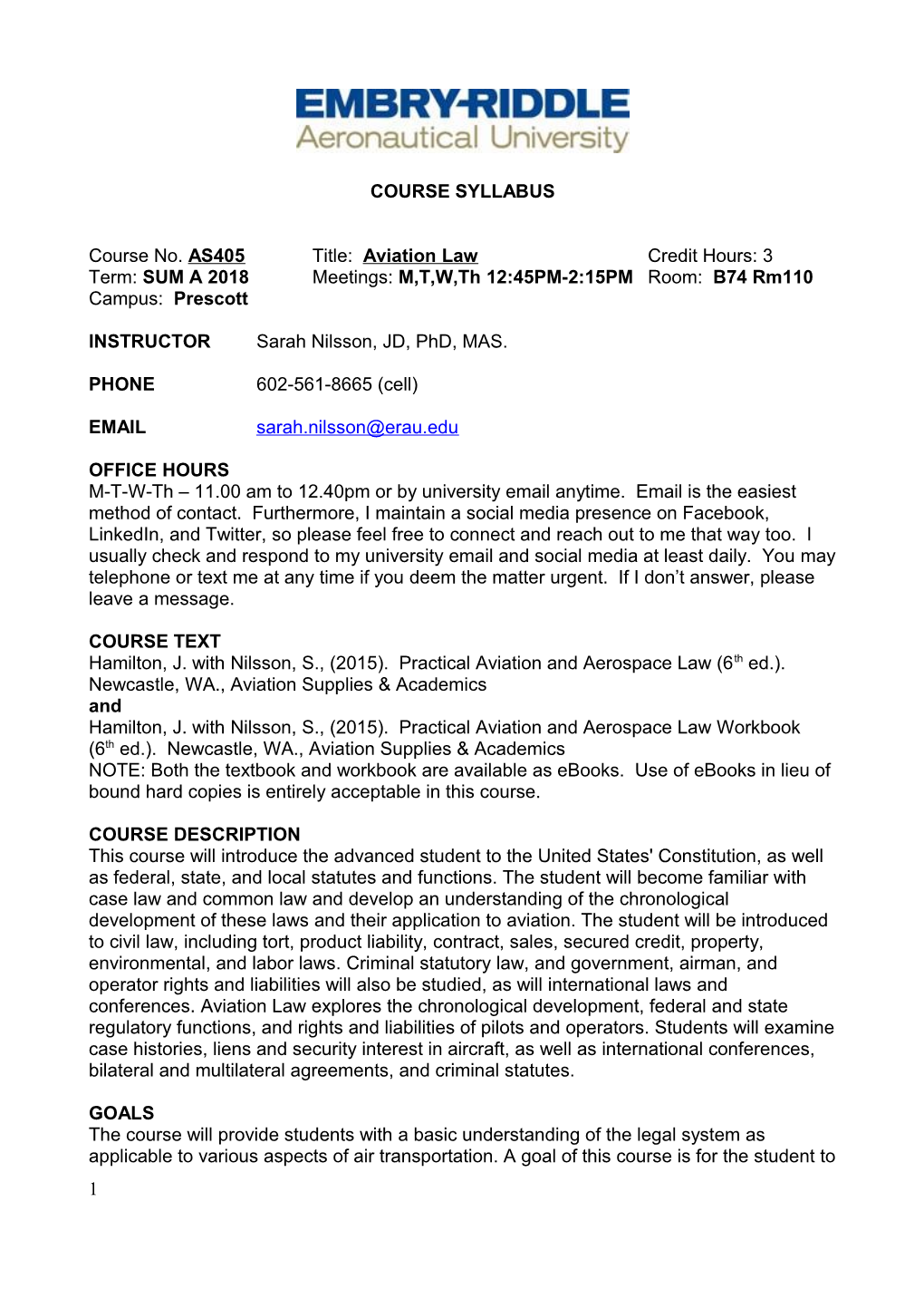 Embry-Riddle Aeronautical University s1