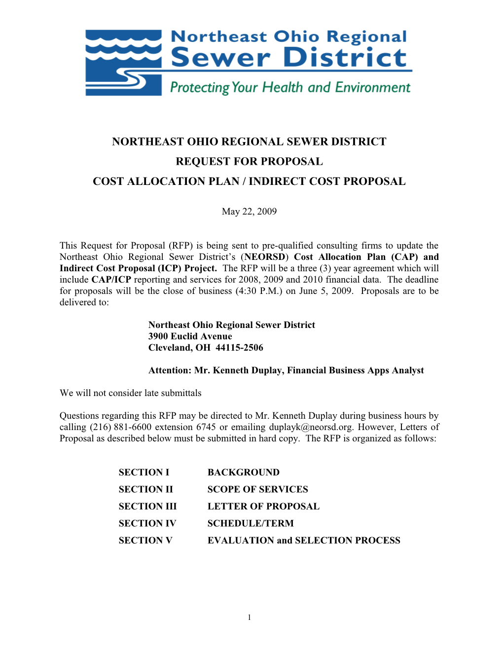 Northeast Ohio Regional Sewer District s3