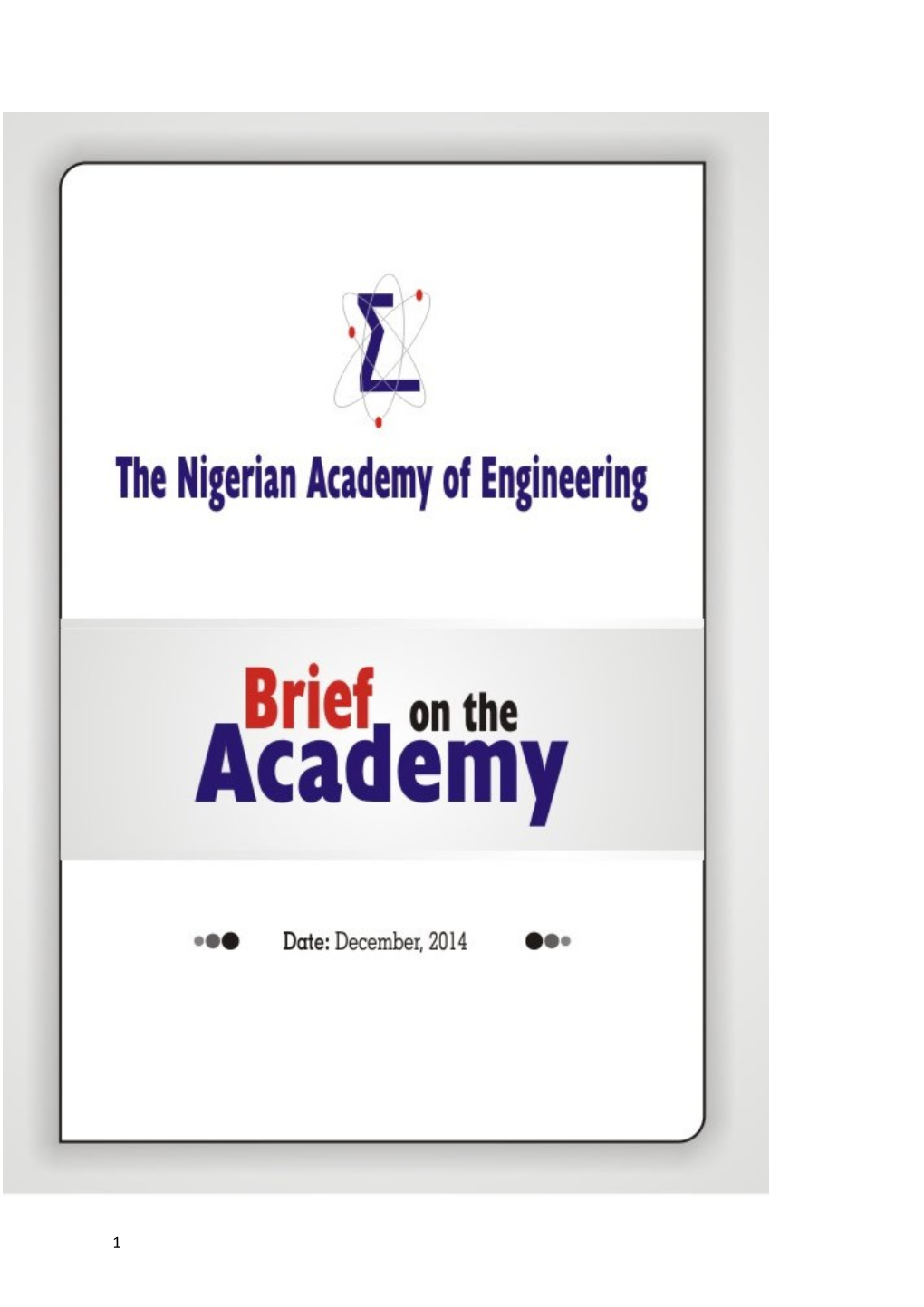 The Nigerian Academy Of