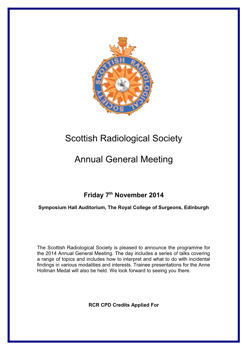 Scottish Radiological Society