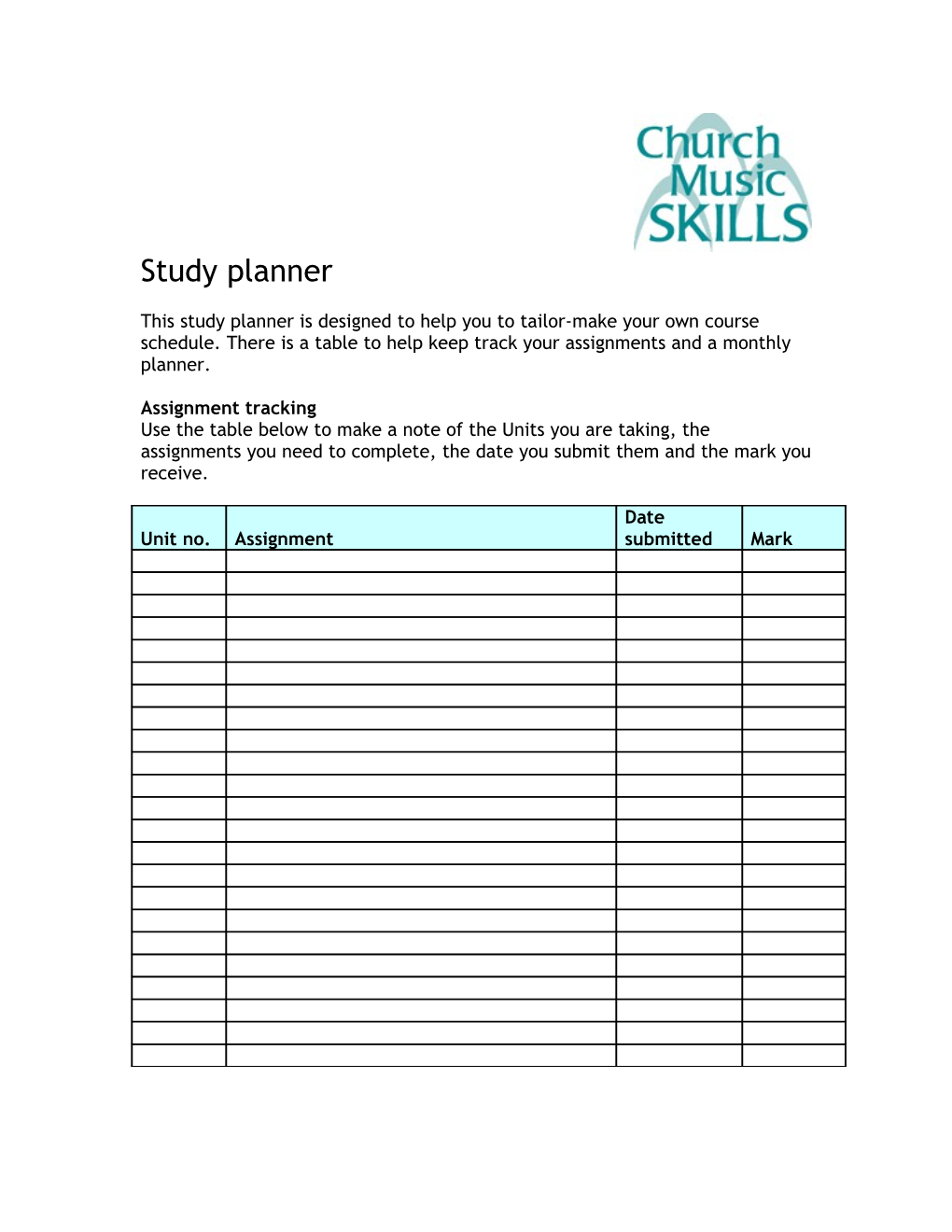 Assignment Tracking