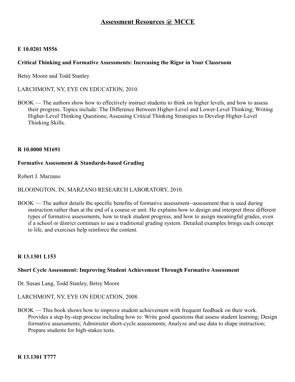 Family and Consumer Sciences Acquisitions-2003-04