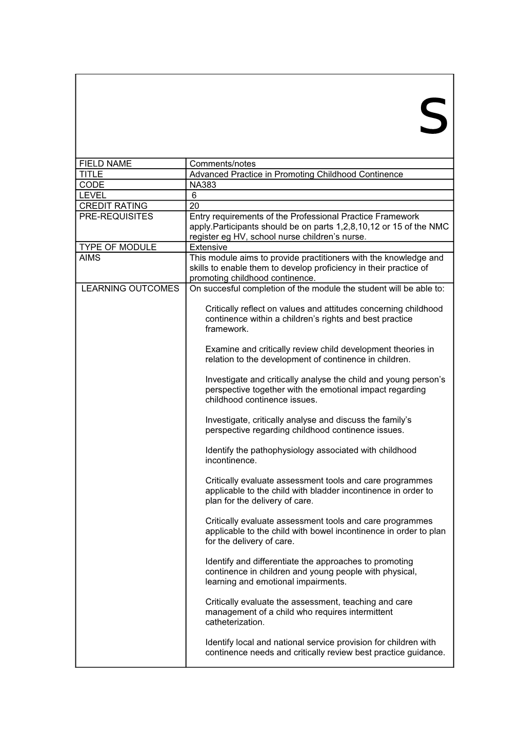 Clinical Linked Learning Activities 50%