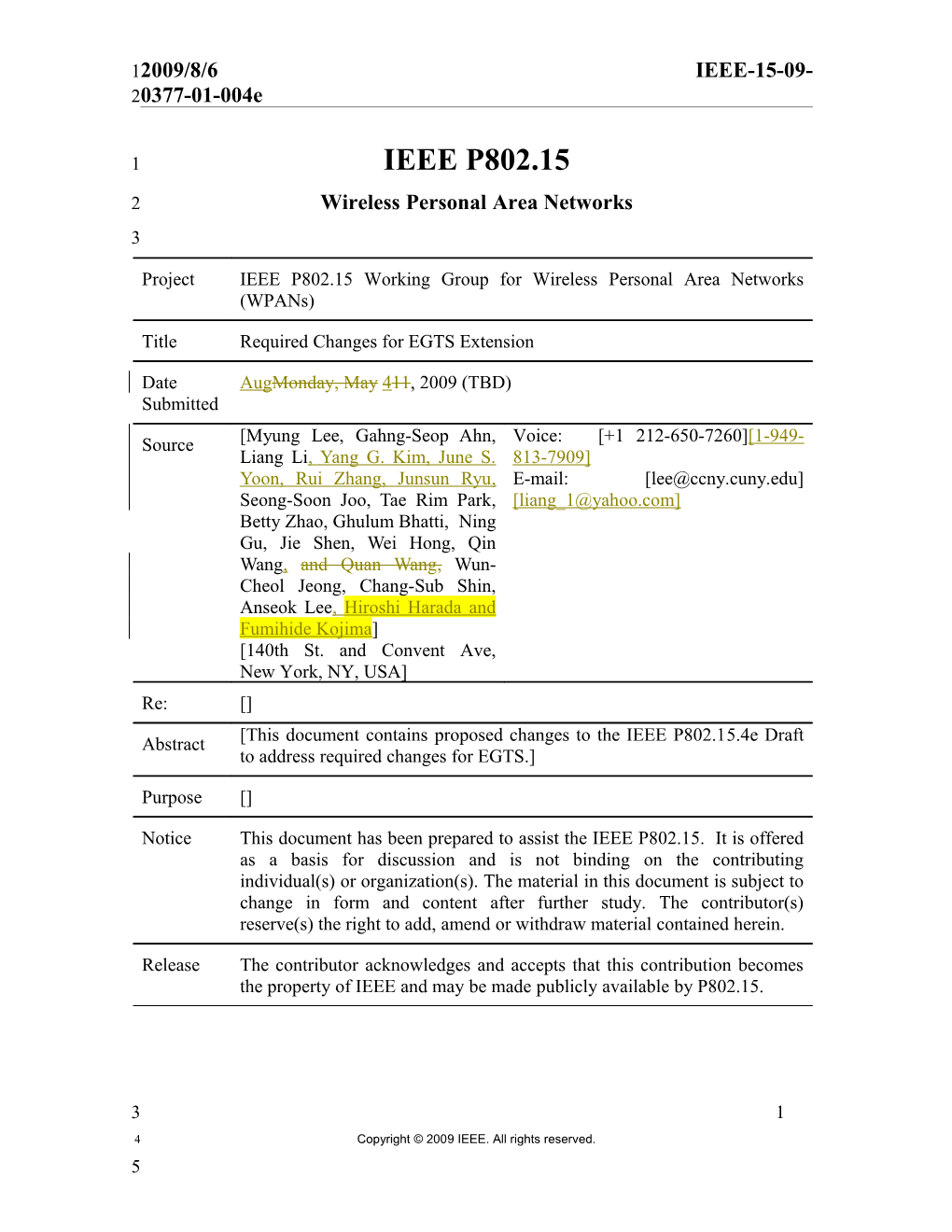 IEEE Standards - Draft Standard Template s3