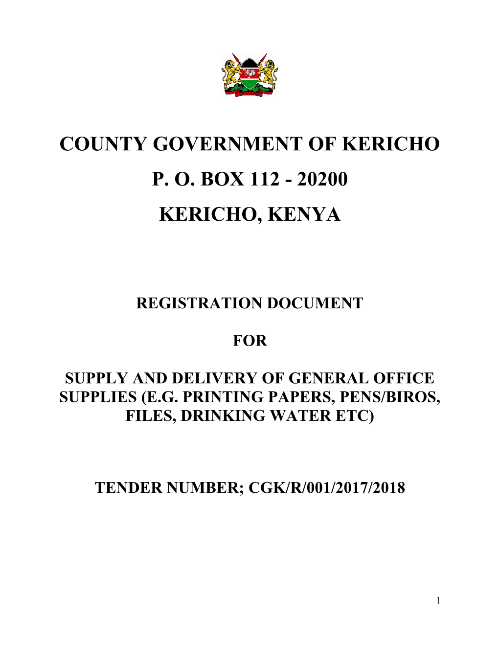 County Government of Kericho
