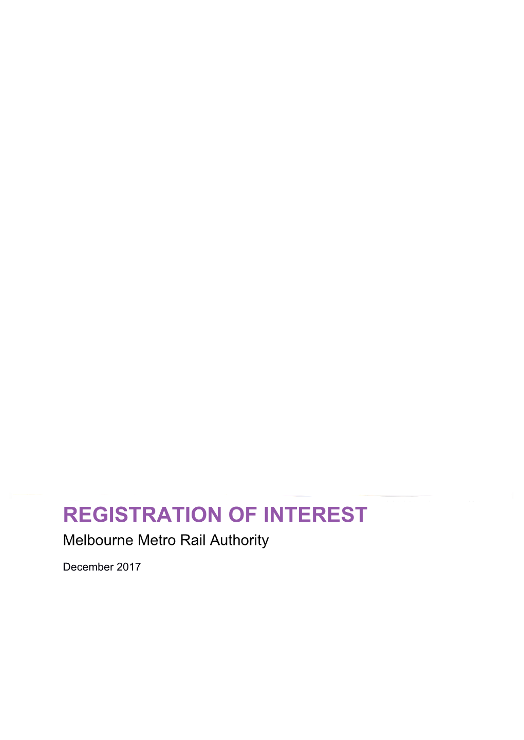Registration of Interest