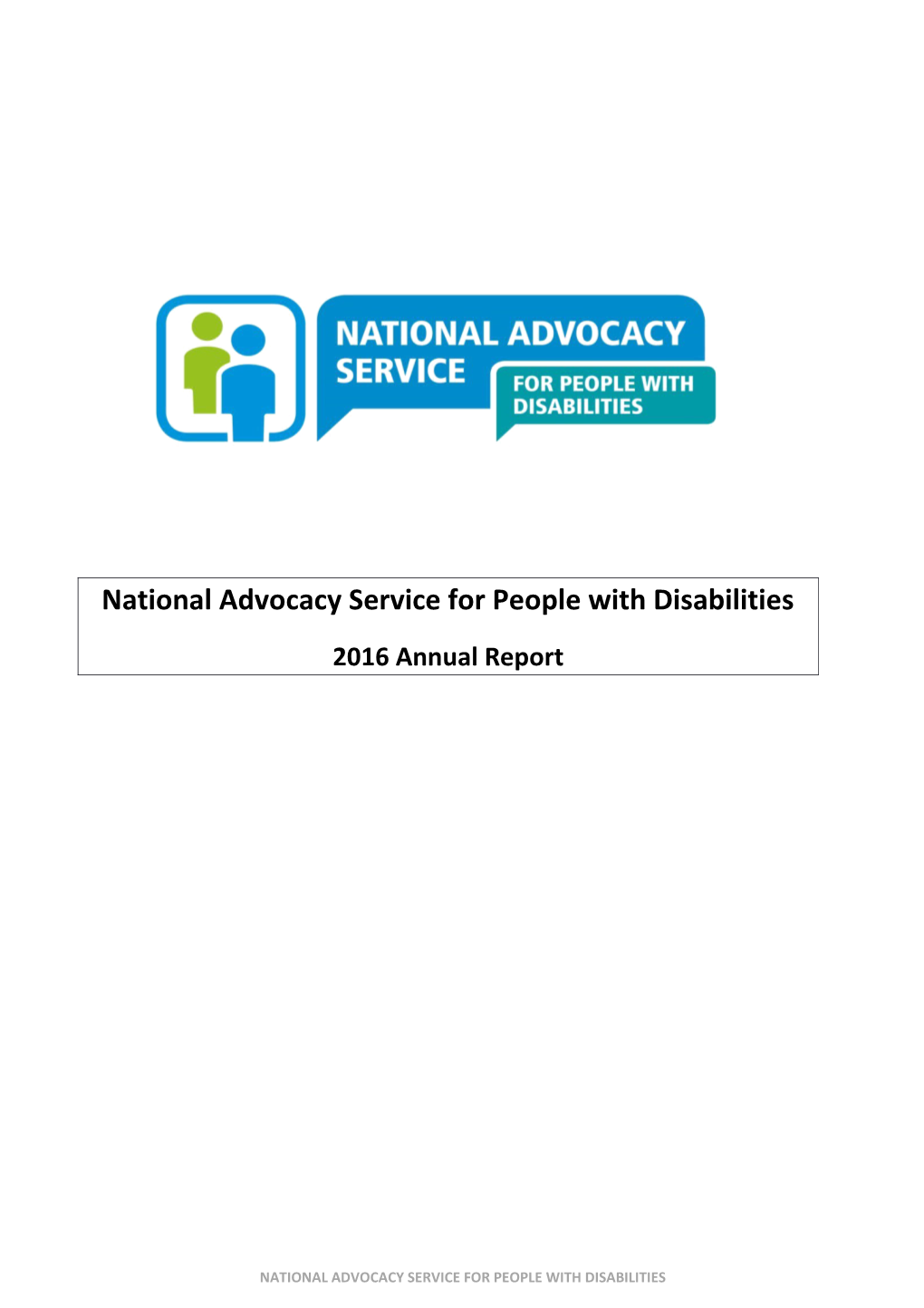 National Advocacy Service for People with Disabilities
