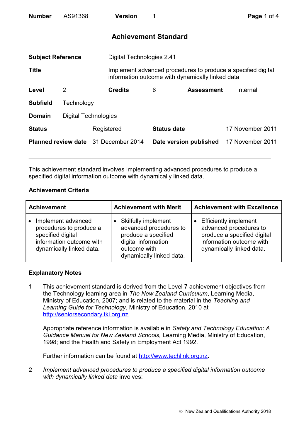 91368 Implement Advanced Procedures to Produce a Specified Digital Information Outcome