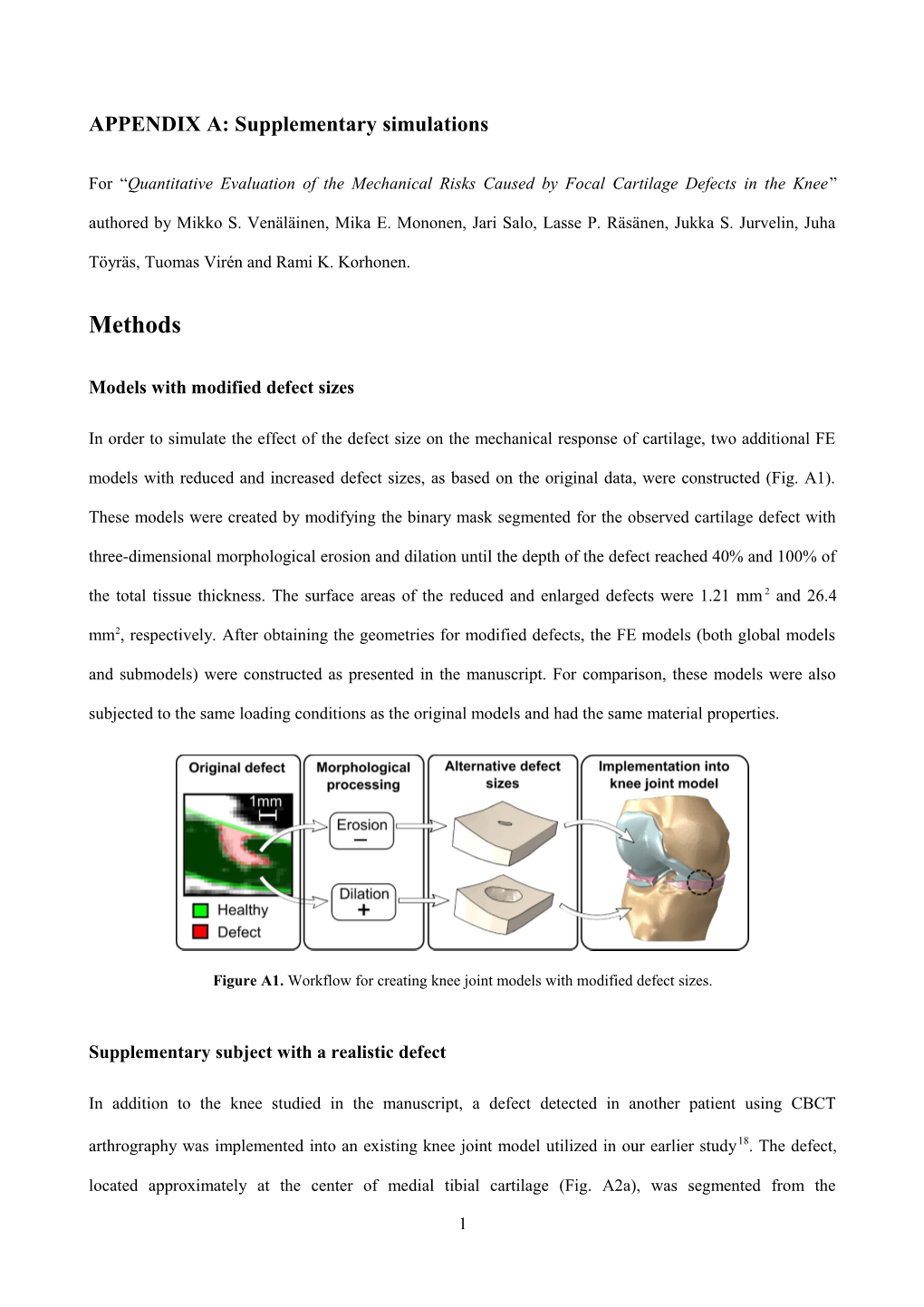 APPENDIX A: Supplementary Simulations