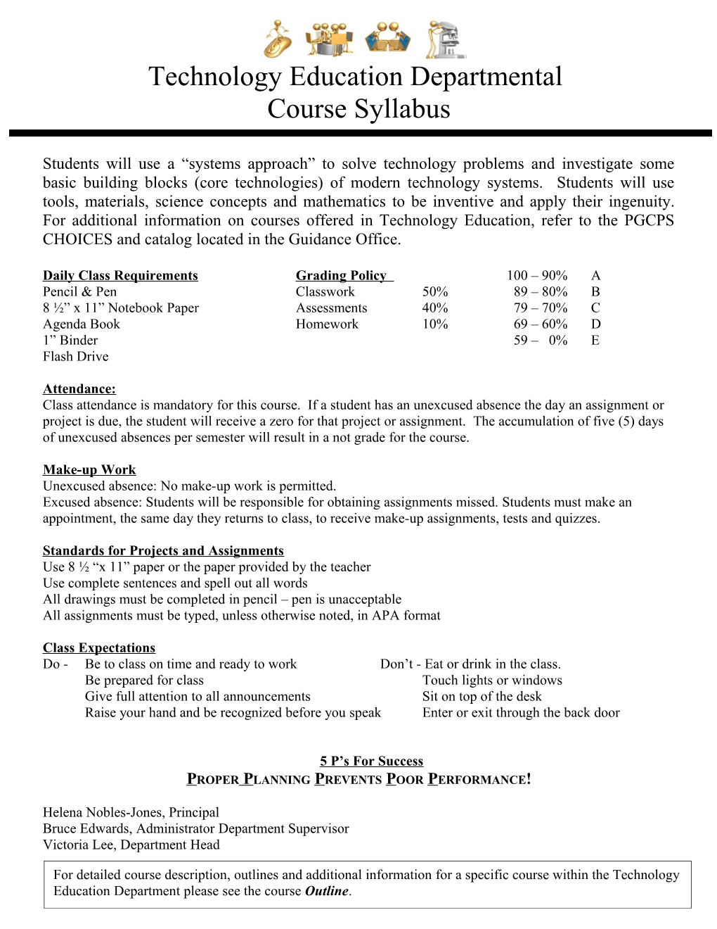 Technology Education Departmental