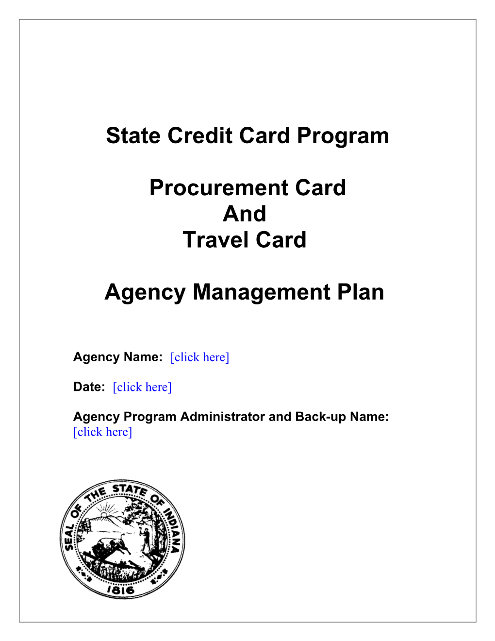 Charge Card Mgmt Plan Template