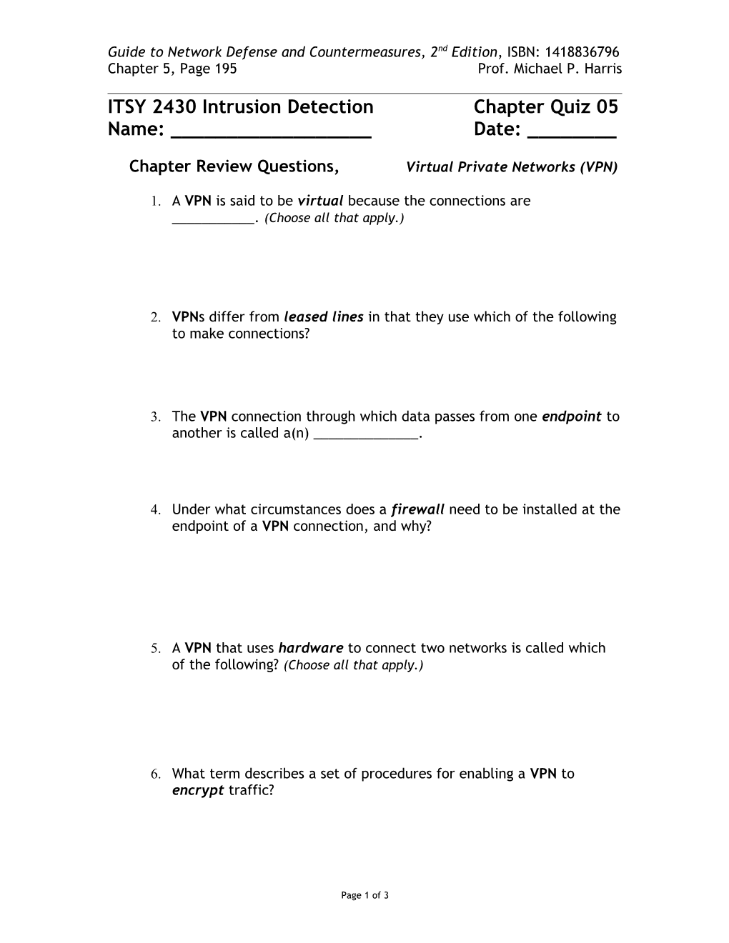 End of Chapter Solutions Template s7