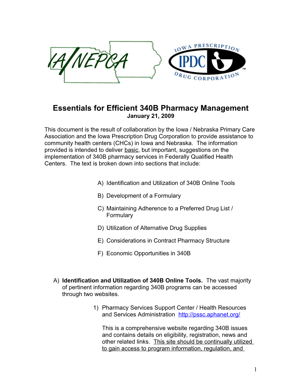 Model for Efficient 340B Pharmacy Management