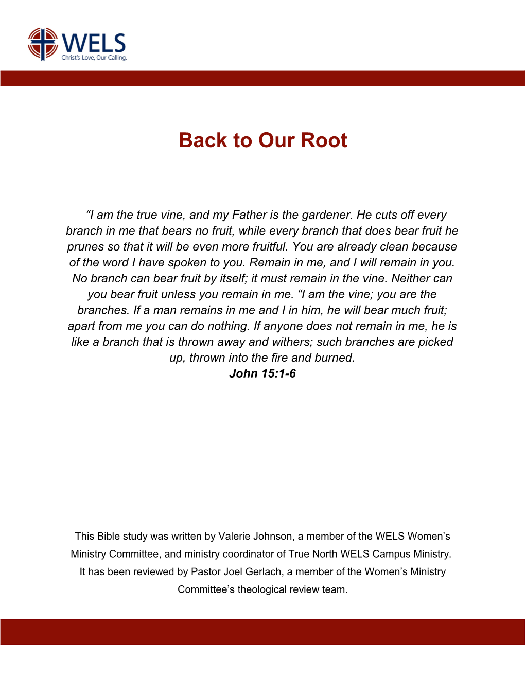 Back to Our Root