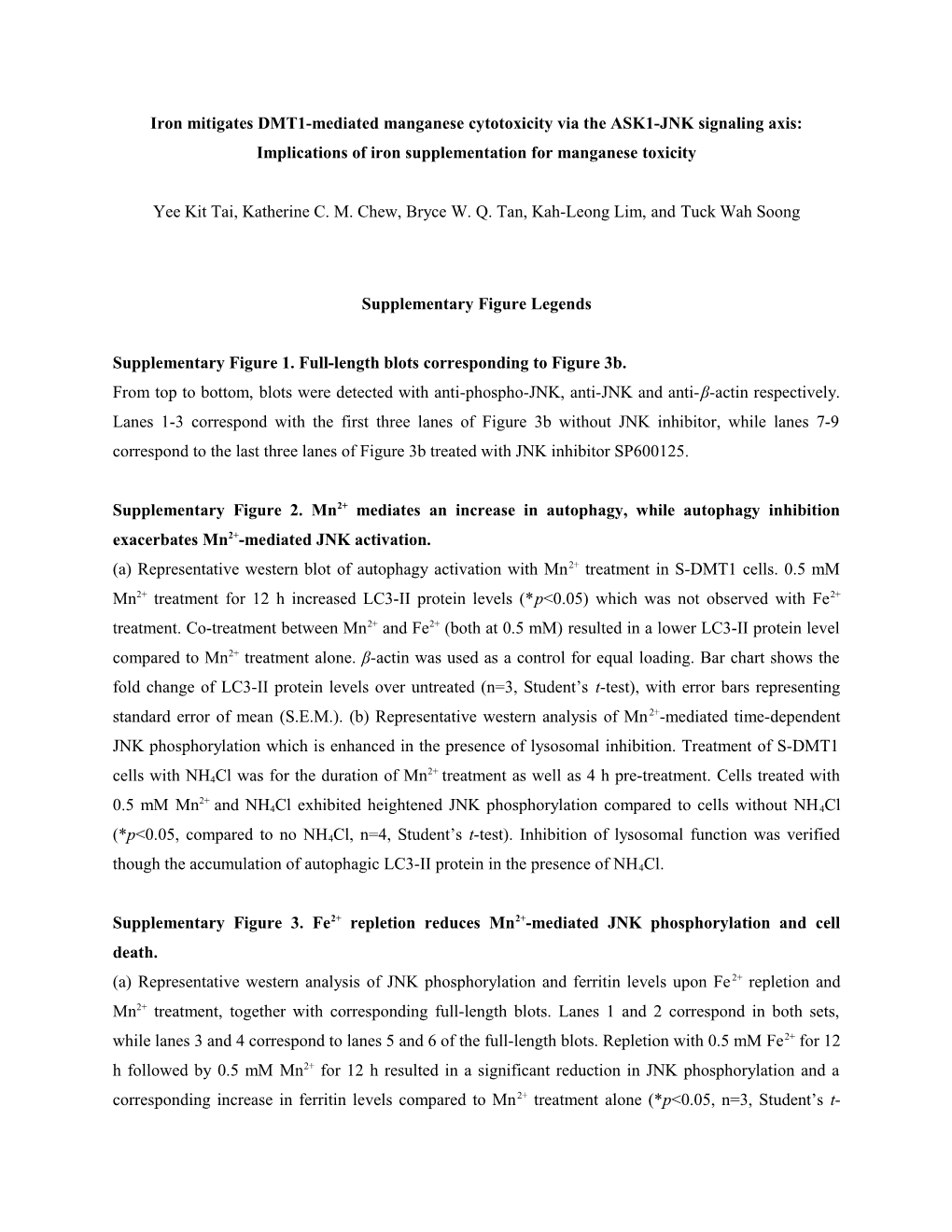 Supplementary Figure 1. Full-Length Blots Corresponding to Figure 3B