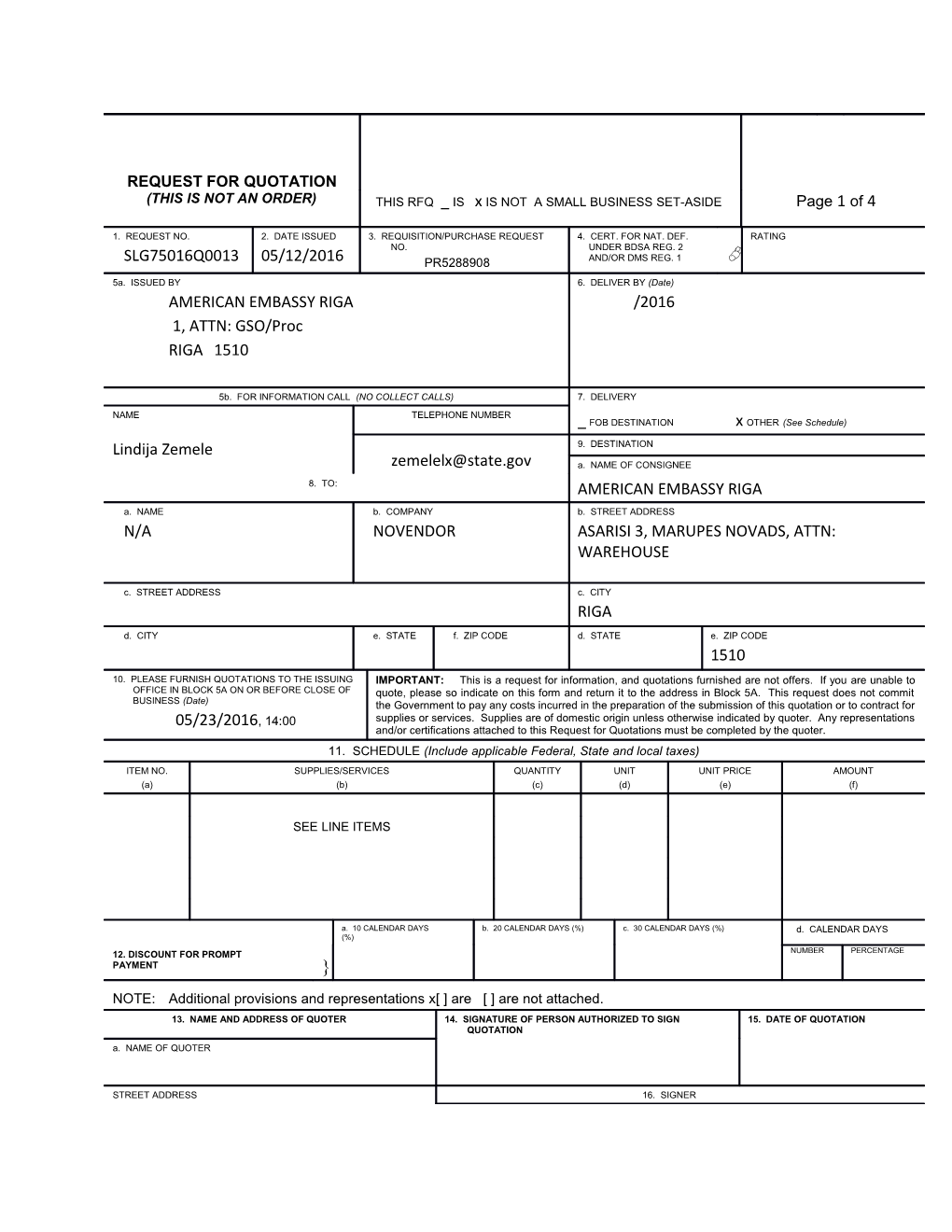 Authorized for Local Reproductionstandard Form 18 (Rev. 6-95)