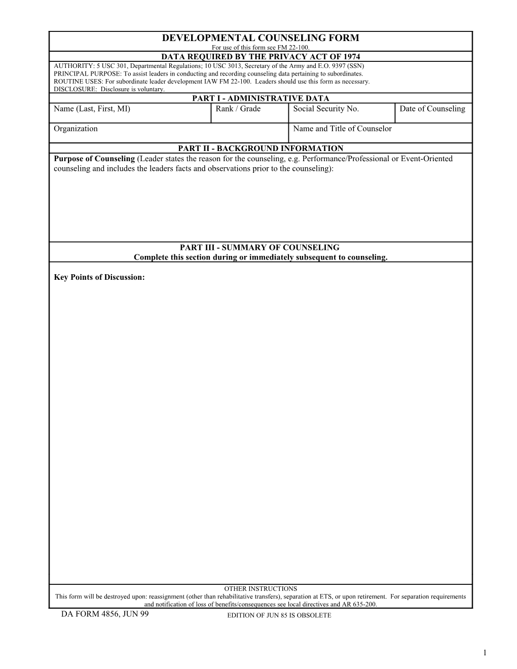 Developmental Counseling Record s1