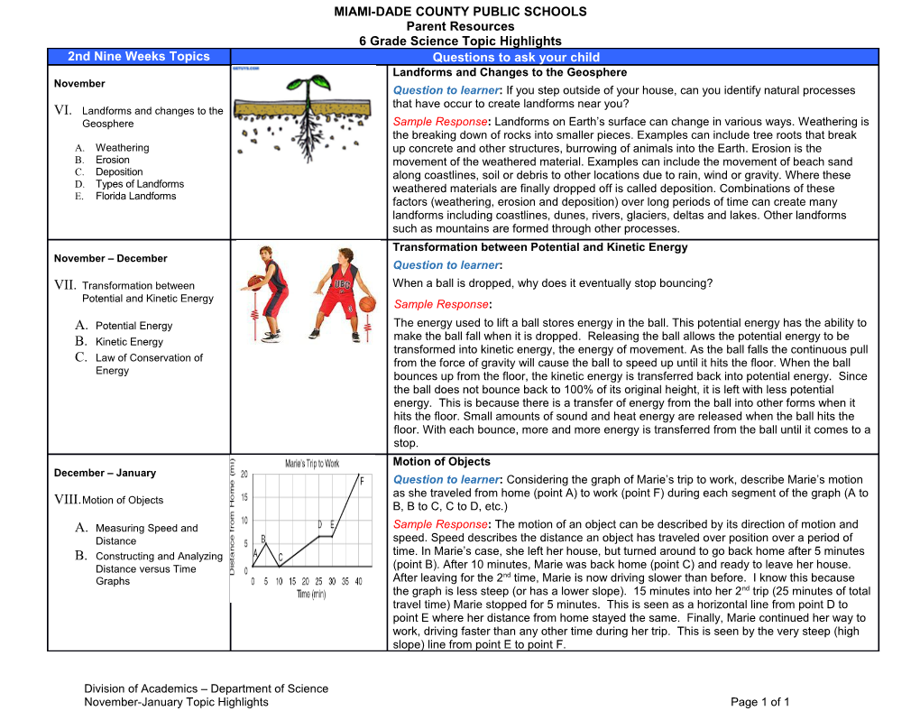 Algebra I Pacing Guide