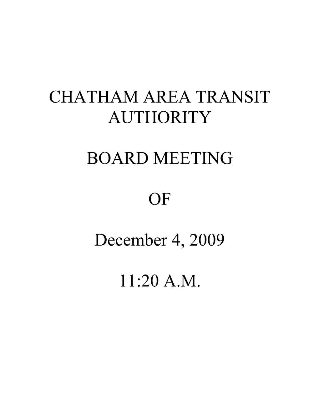 Chatham Area Transit Authority s1