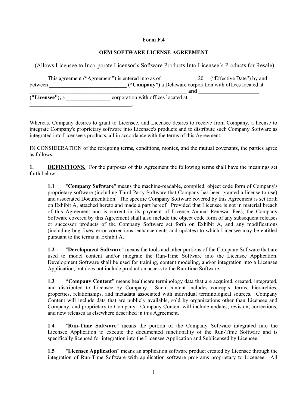 HLI ISV Software License Agreement