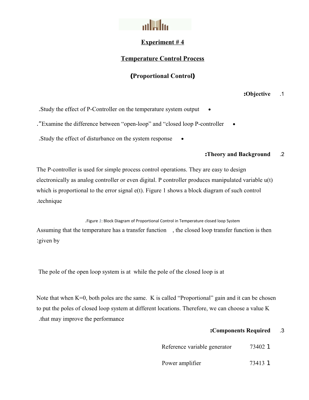 Temperature Control Process