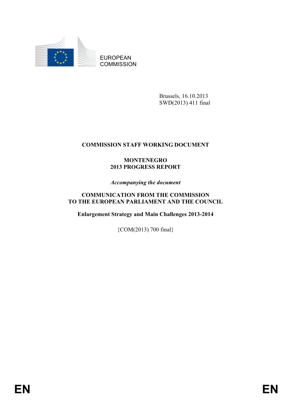 1.3. Relations Between the EU and Montenegro 3