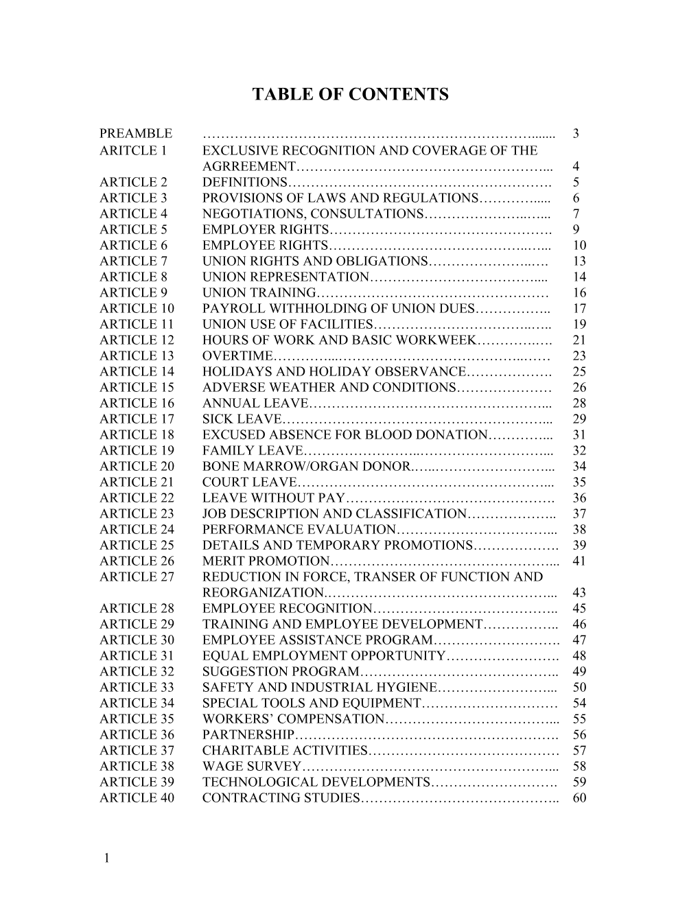Table of Contents s91