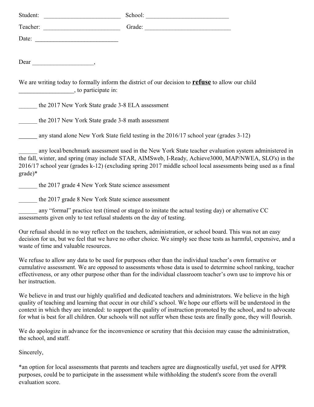 ______The 2017 Grade 4 New York State Science Assessment ______The 2017 Grade 8 New York