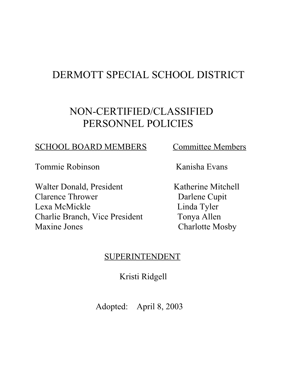 Dermott Special School District