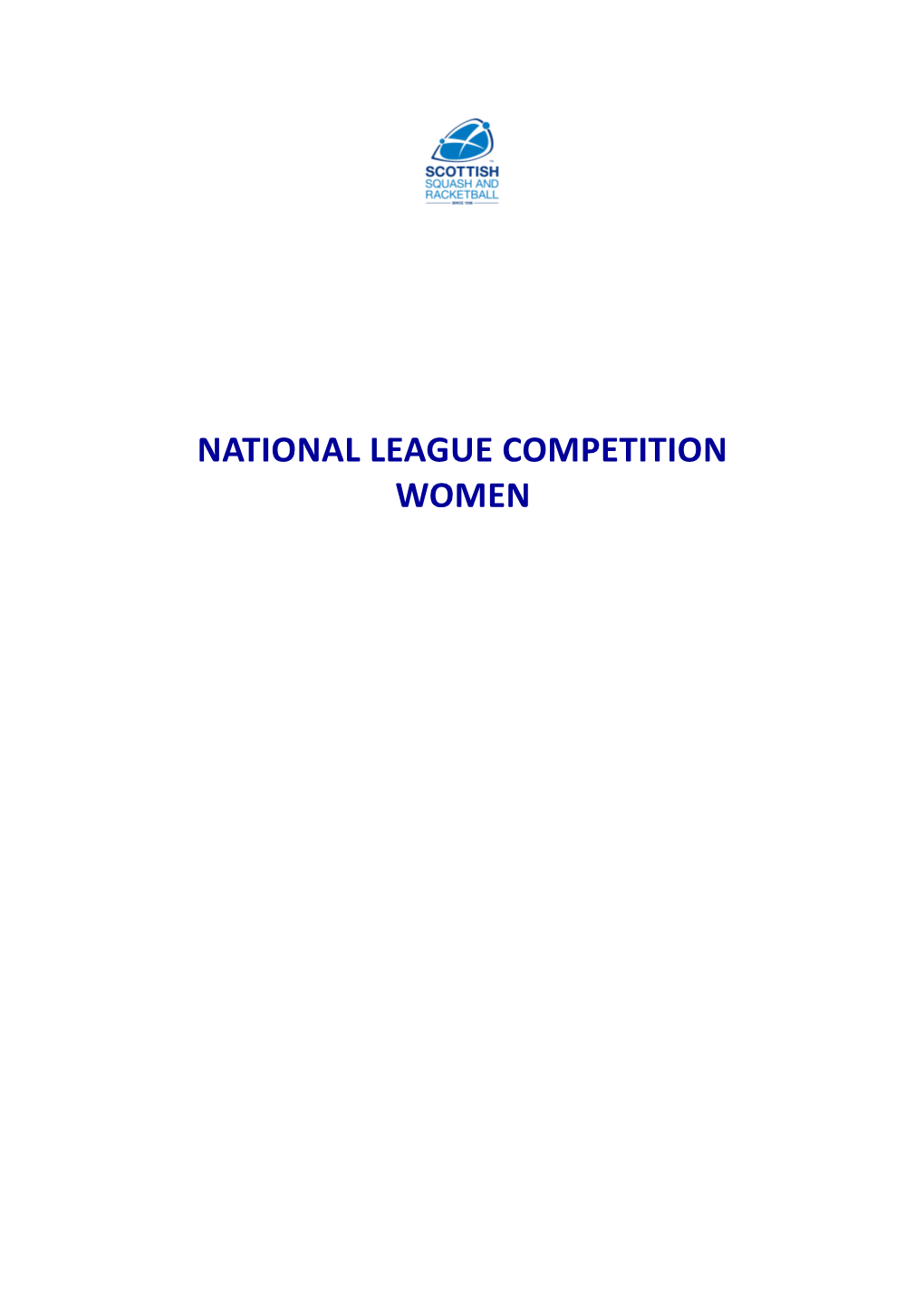National League Competition Women