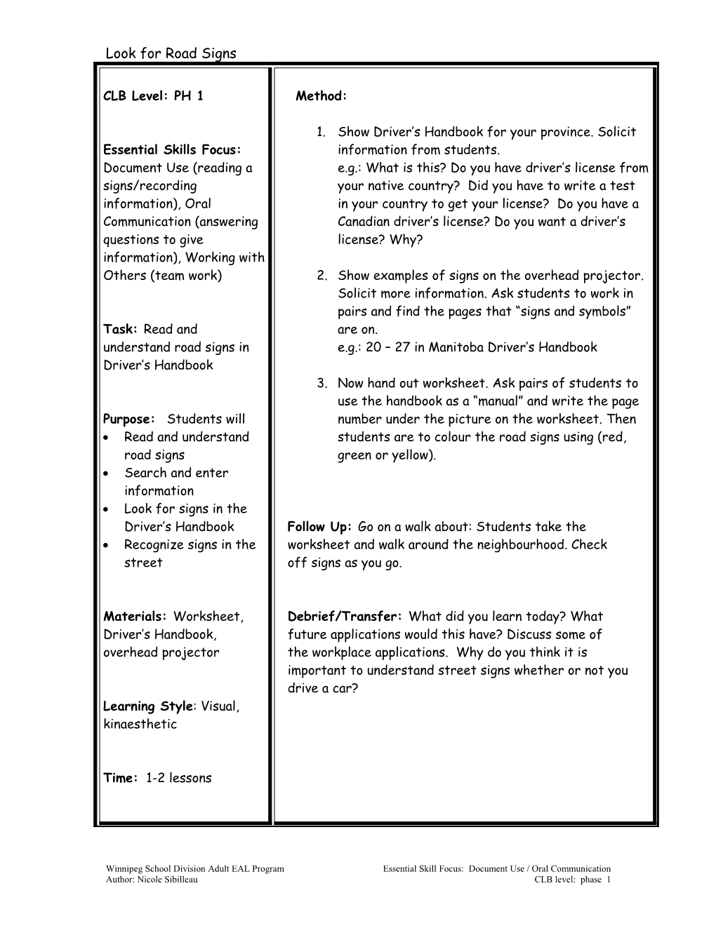 Reading a Medicine Label