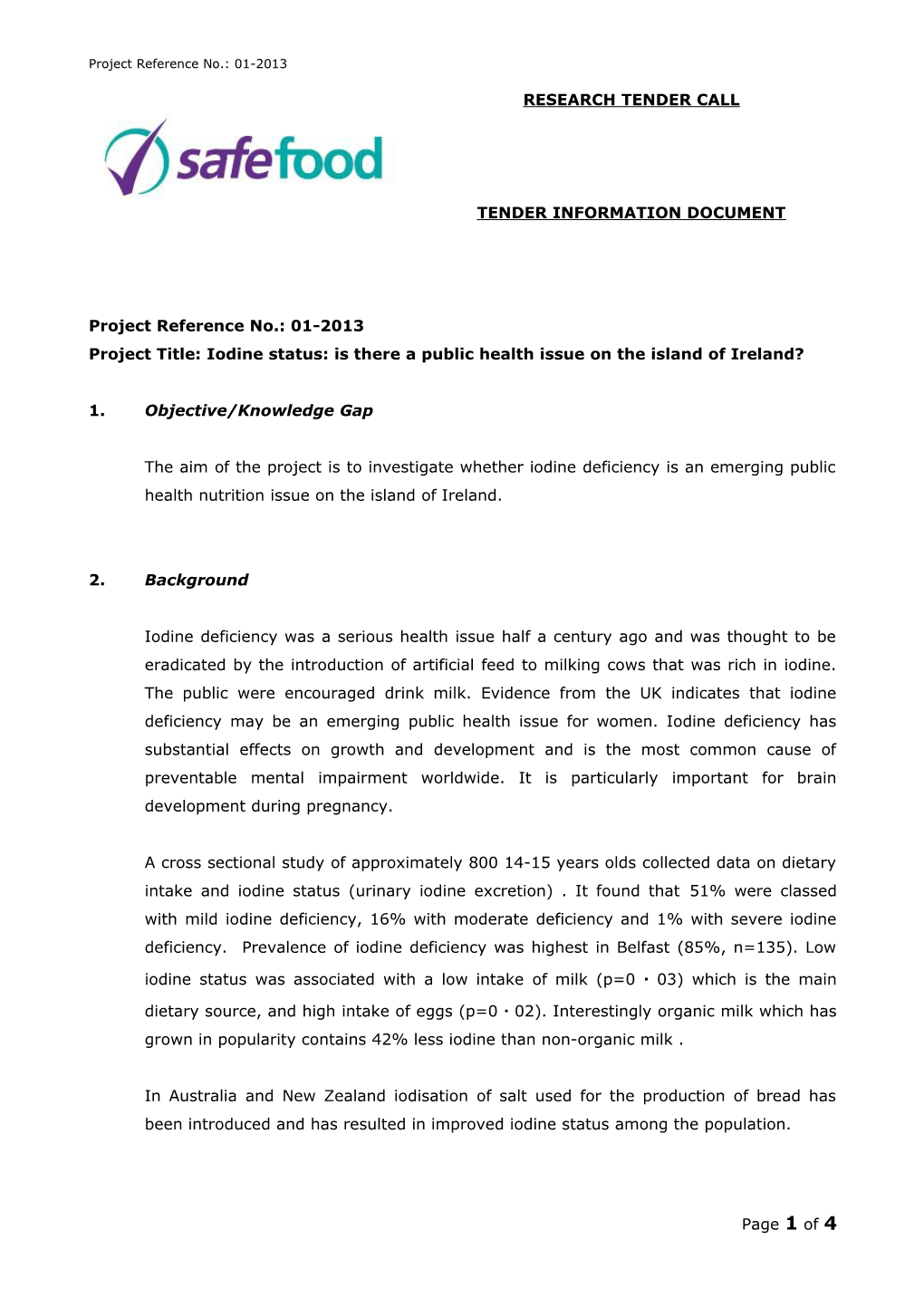 Assessment of the Critical Control Points During Domestic Food Preparation