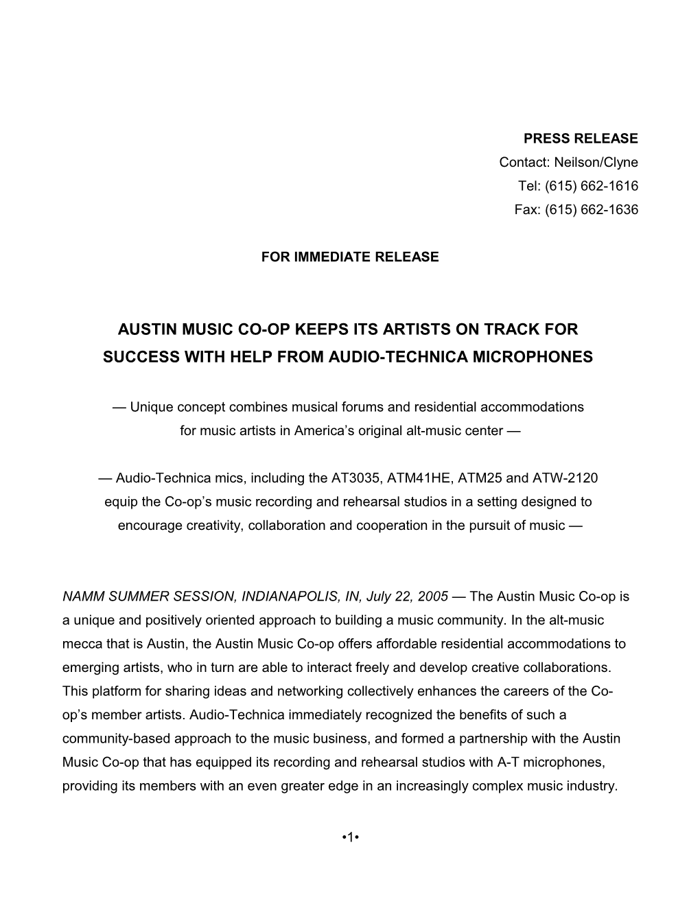 Austin Music Co-Op Keeps Its Artists on Track For