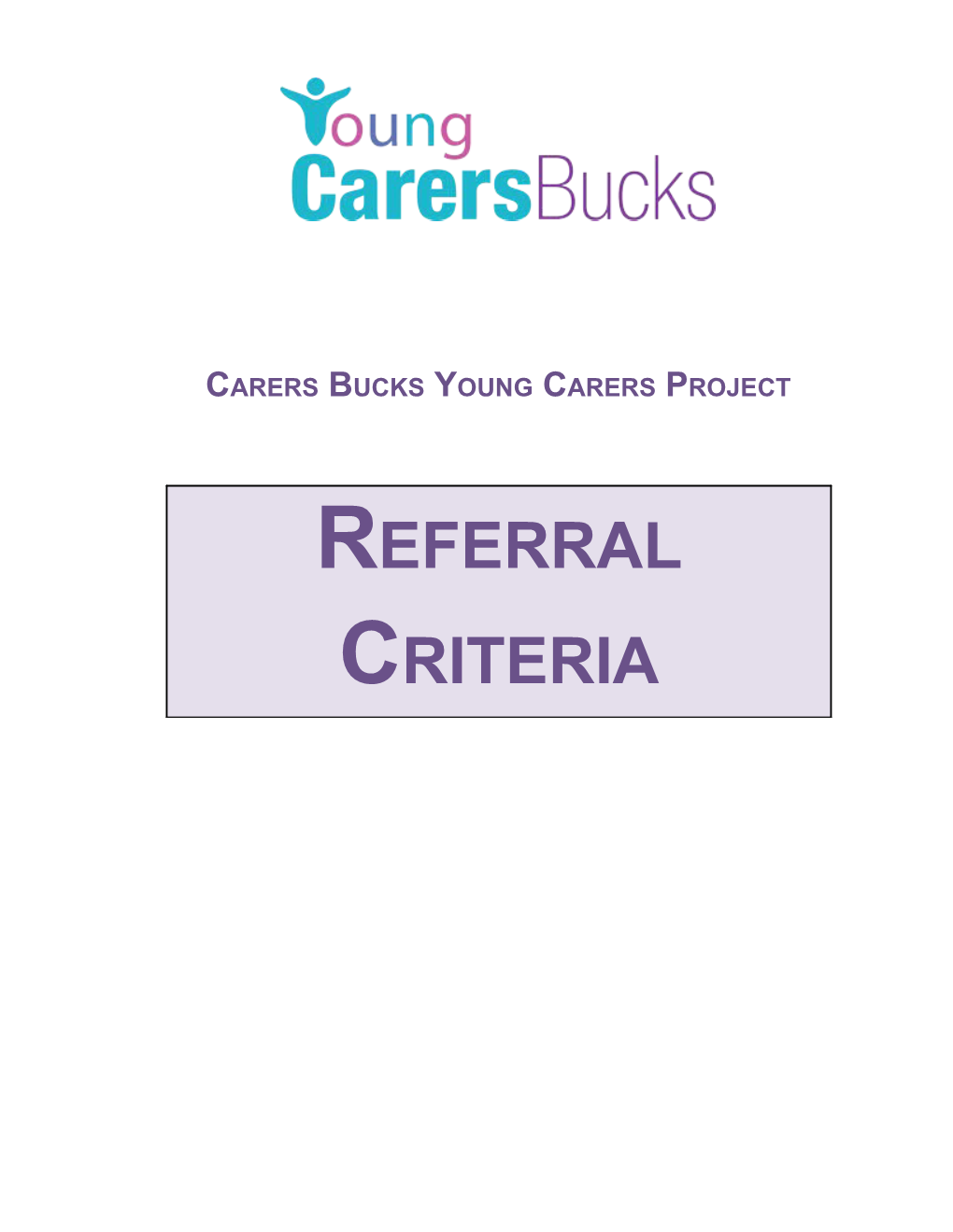 Carers Bucks Young Carers Project