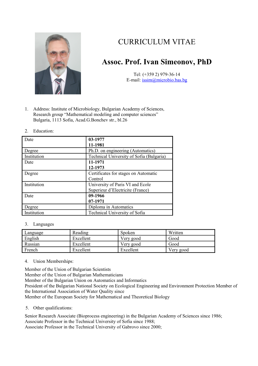 Research Group for Mathematical Modeling and Computer Sciences